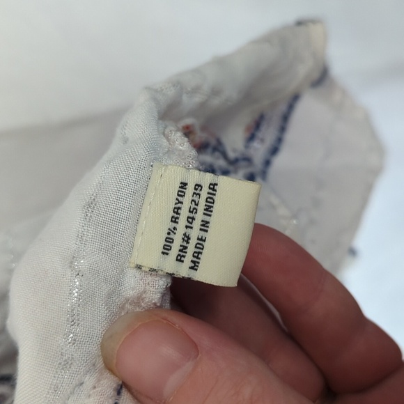 Sim & Sam White Striped Kimono Sleeve Open Front Cardigan Size L/XL - Picture 5 of 6